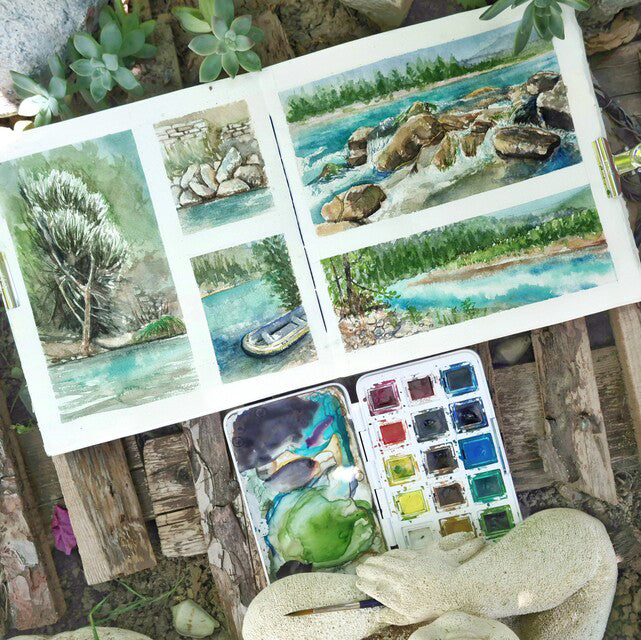 Zo maak je stap voor stap een aquarelschilderij