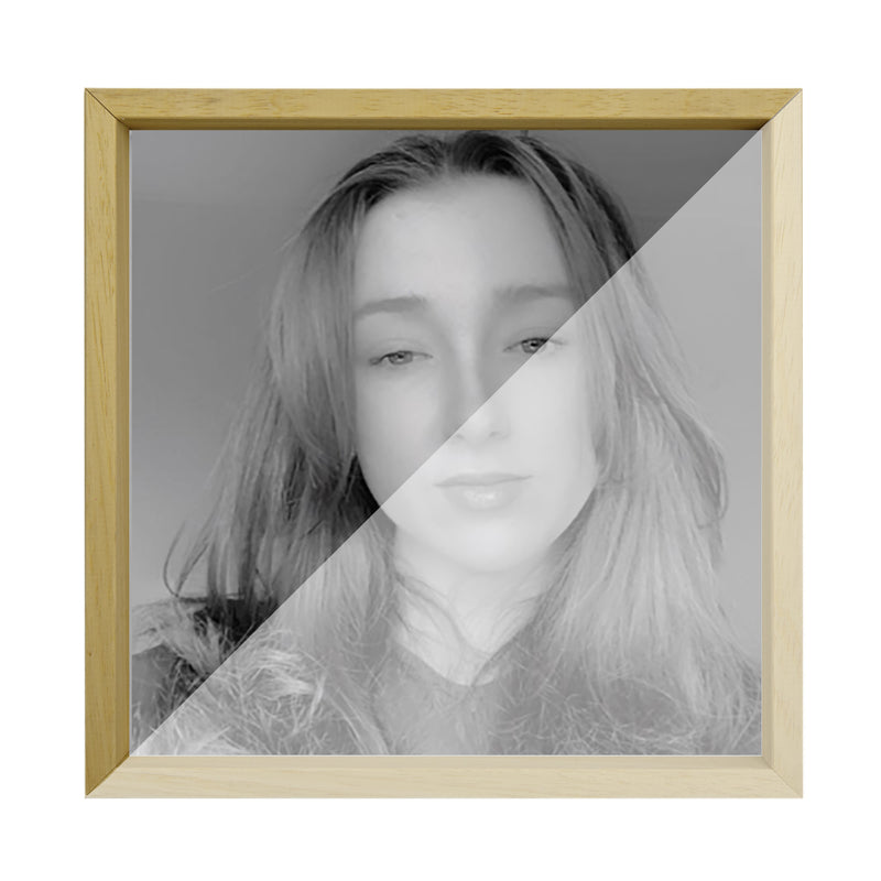 Combiframe DHZ 3-in-1 lijst (halve lijst!!), naturel