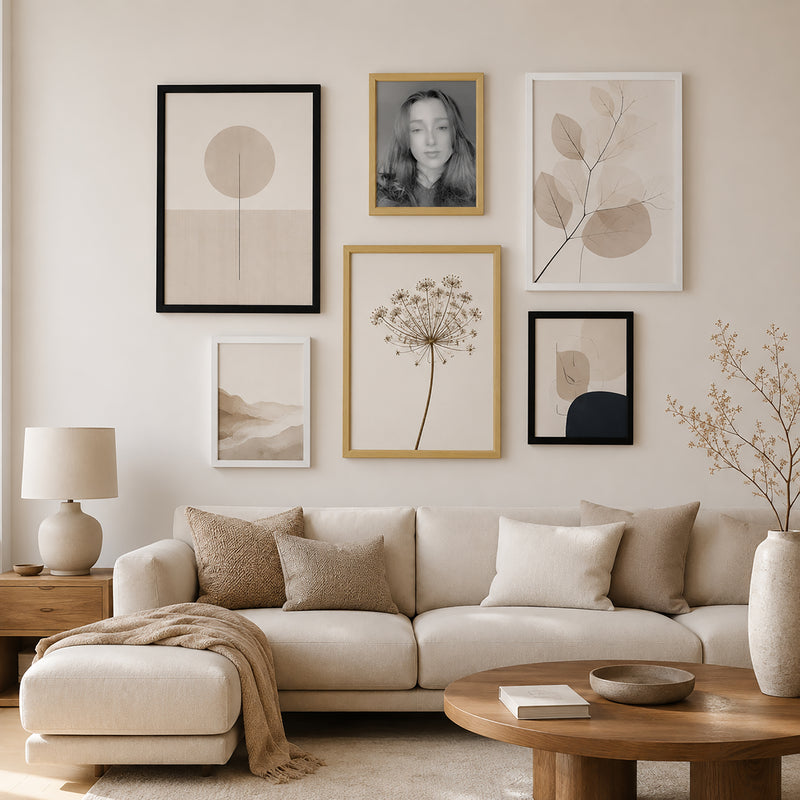 Combiframe DHZ 3-in-1 lijst (halve lijst!!), zwart
