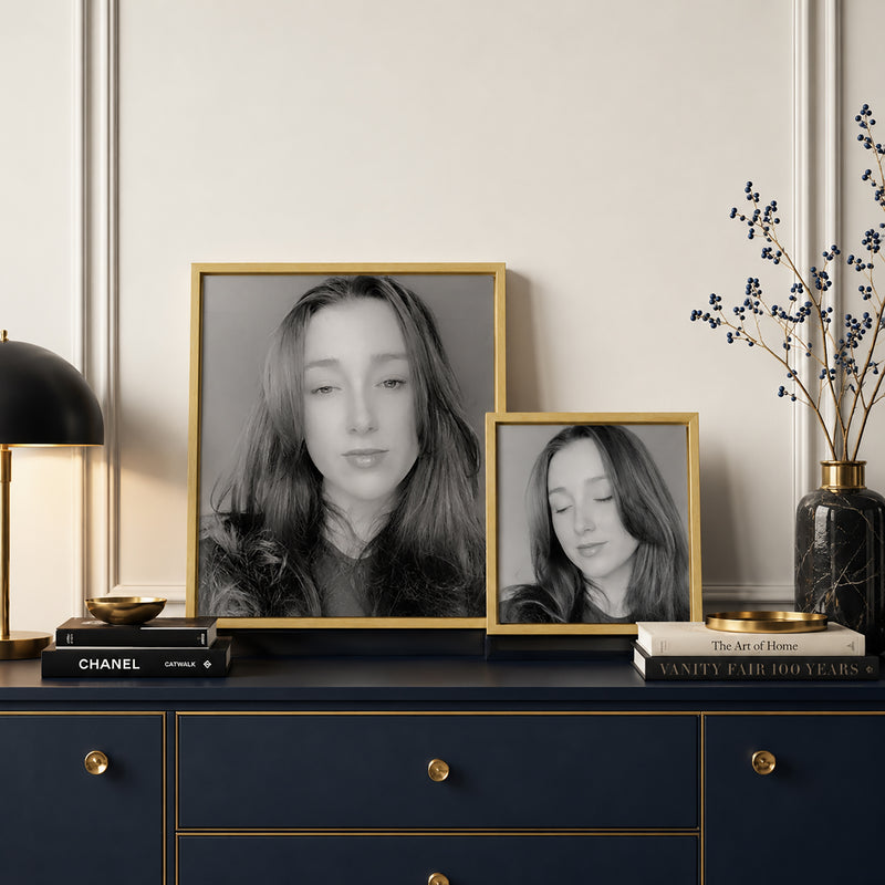 Combiframe DHZ 3-in-1 lijst (halve lijst!!), naturel