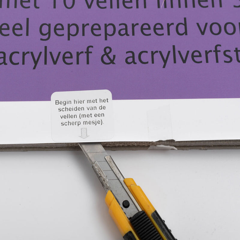 Linnen afscheurblok 36 x 46,5 cm. Linnen voor de prijs van katoen!